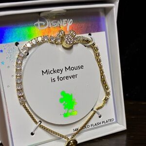 Disney Gold and Silver Mickey Mouse Bracelet